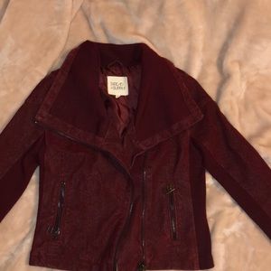 Red/maroon jacket